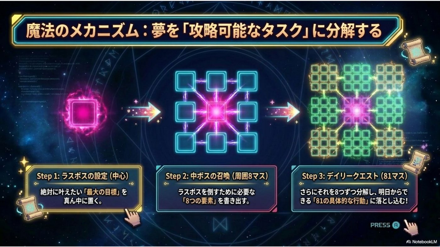 夢を「攻略可能なタスク」に分解する3ステップ