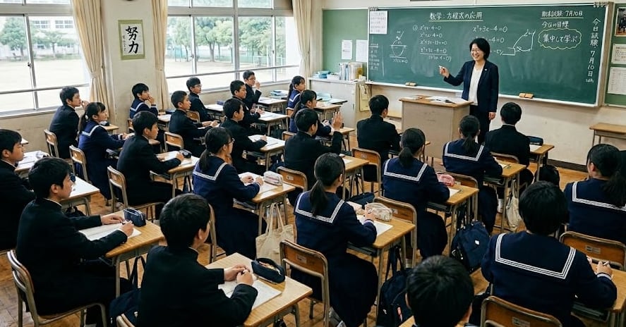 今津香居先生の授業風景