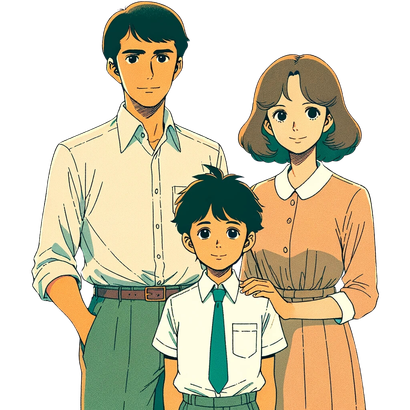家族のイラスト