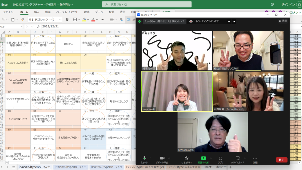 2022年12月22日マンダラ手帳セミナー